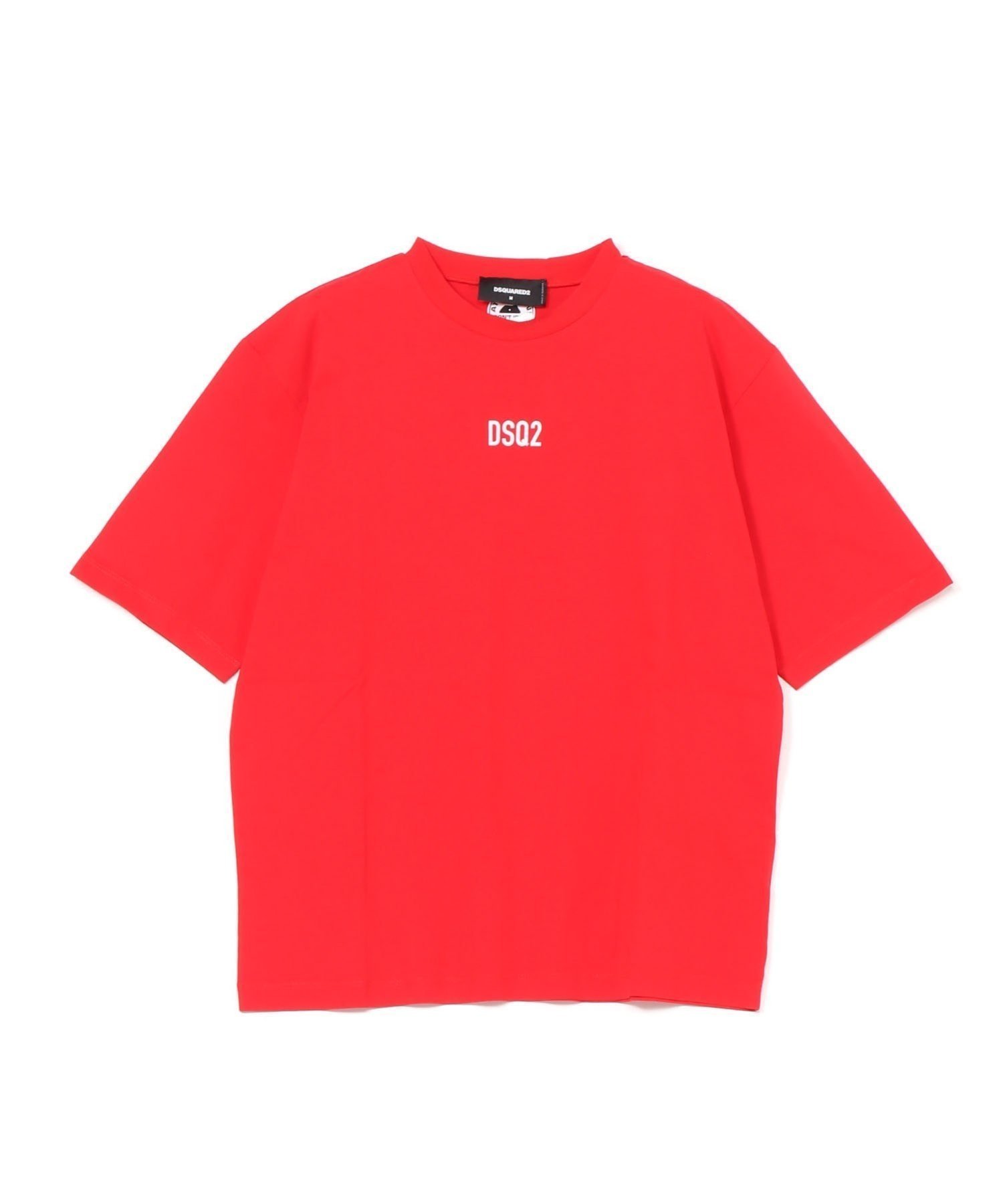 【ディースクエアード/DSQUARED2 / MEN】のDSQ2 LOOSE FIT T-SHIRT インテリア・キッズ・メンズ・レディースファッション・服の通販 founy(ファニー) 　ファッション　Fashion　メンズファッション　Fashion for Men　コンパクト　Compact, Small Size　ショルダー　Shoulder, Shoulder Strap　シンプル　Simple, Minimal　ドロップ　Drop Shoulder, Dropped Style　フロント　Front, Front Design　プリント　Print, Printed Pattern　ワイド　Wide, Wide Fit　RED|ID: prp329100004600961 ipo3291000000032711570