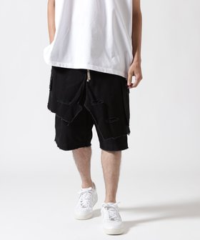 【ロイヤルフラッシュ/ROYAL FLASH / MEN】のFR(13)NDS/フレンズ/FAKE LAYERED CARGO SHORTS 人気、トレンドファッション・服の通販 founy(ファニー) ファッション Fashion メンズファッション Fashion for Men カットオフ Cut-Off Design ドローコード Drawcord, Drawstring Cord プリント Print, Printed Pattern ワイド Wide, Wide Fit ヴィンテージ Vintage Style |ID:prp329100004600974
