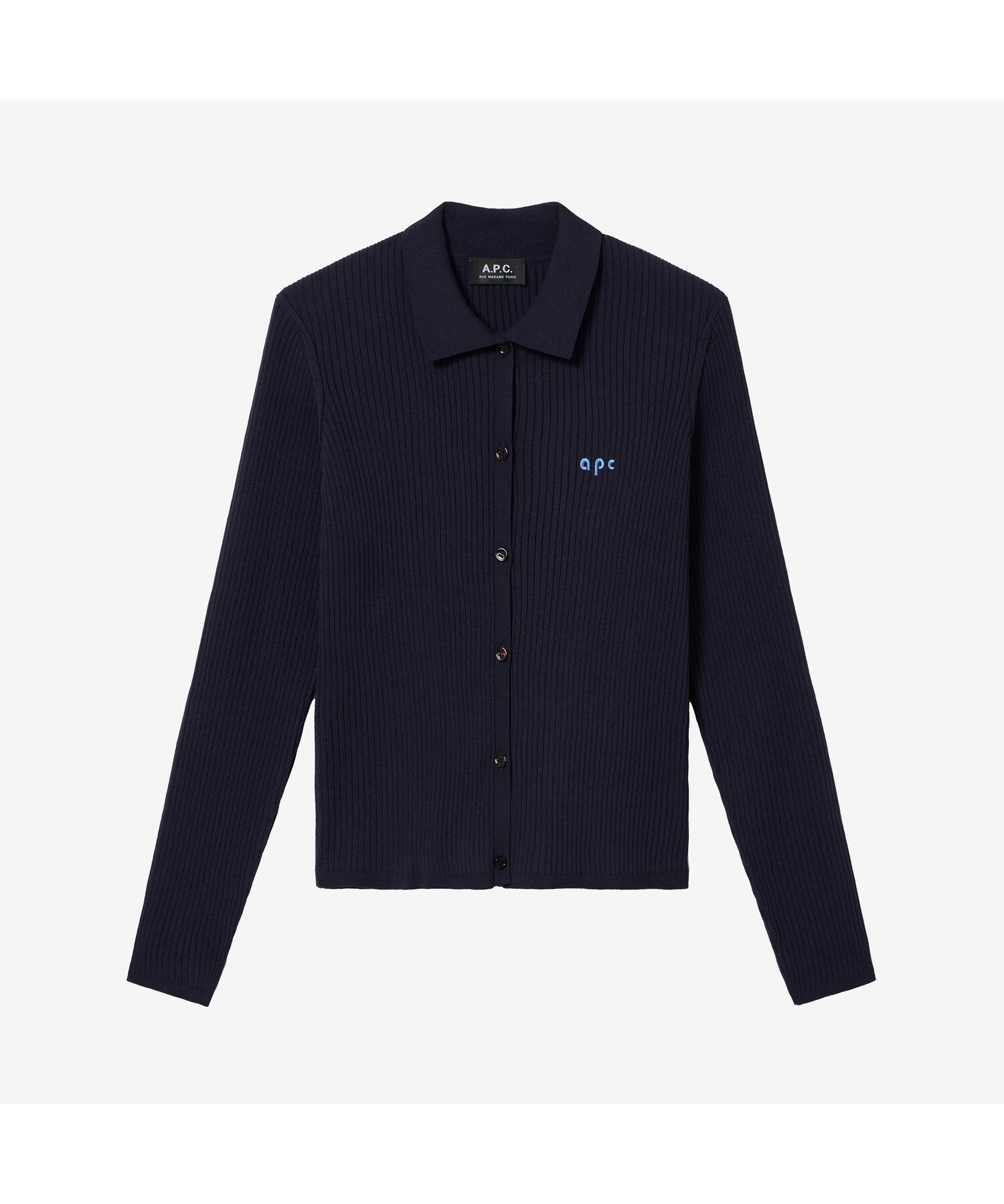 【アーペーセー/A.P.C.】のSuzy カーディガン インテリア・キッズ・メンズ・レディースファッション・服の通販 founy(ファニー) 　ファッション　Fashion　レディースファッション　Fashion for Women　トップス・カットソー　Cut & Sew Tops　カーディガン・羽織り　Layered Style Cardigans　カーディガン　Cardigan, Knitwear　フィット　Fit, Slim Fit　ダークネイビー|ID: prp329100004600977 ipo3291000000032711705