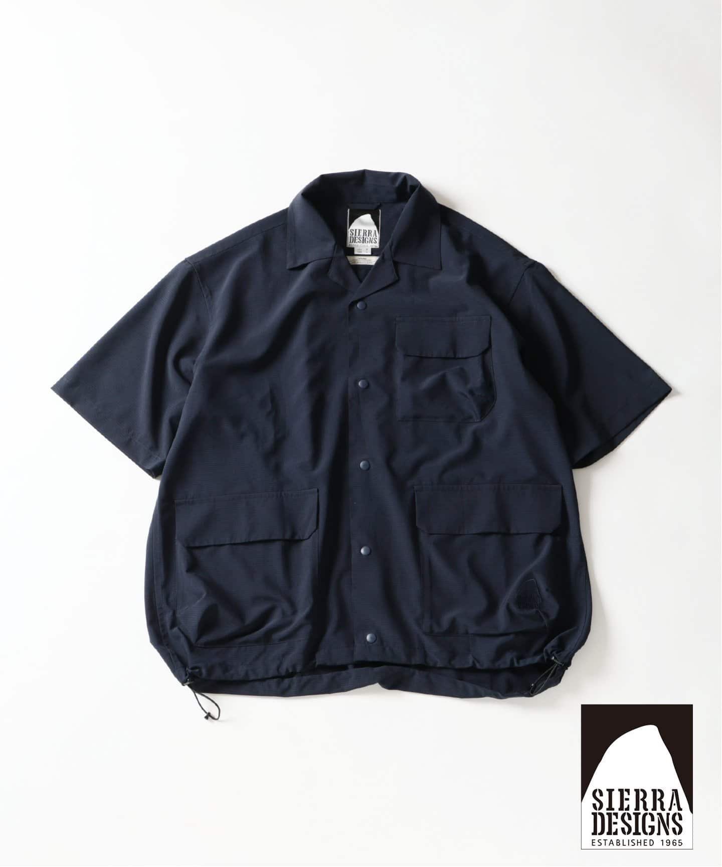 【ジャーナルスタンダード レリューム/JOURNAL STANDARD relume / MEN】のSIERRA DESIGNS / シエラデザインズ 別注 ホールメッシュ半袖 シャツ インテリア・キッズ・メンズ・レディースファッション・服の通販 founy(ファニー) 　ファッション　Fashion　メンズファッション　Fashion for Men　アウトドア　Outdoor Clothing　カリフォルニア　California, Cali Style　ストレッチ　Stretch, Stretchy Fabric　セットアップ　Set-Up, Coordinated Outfit　ドローコード　Drawcord, Drawstring Cord　定番　Standard, Basic Item　バランス　Balance, Style Balance　パーカー　Hoodie, Parka　フラップ　Flap, Flap Pocket　ポケット　Pocket, Pocket Detail　別注　Limited Edition, Custom Order　半袖　Short Sleeve, Half Sleeve　メッシュ　Mesh, Net Fabric　おすすめ　Recommended / Our Picks　夏　Summer　ネイビー|ID: prp329100004600979 ipo3291000000032711725