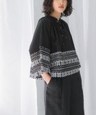 【アーバンリサーチ ロッソ/URBAN RESEARCH ROSSO】のsara mallika COTTON BORDER GATHER LACE TOP 人気、トレンドファッション・服の通販 founy(ファニー) ファッション Fashion レディースファッション Fashion for Women ワンピース Dresses 2025年 2025 2025春夏・S/S Spring/Summer 2025 SS25 インド Indian Textile クロシェ Crochet, Knitted Lace シルバー Silver, Metallic Silver ハンド Hand, Handmade フロント Front, Front Design プリント Print, Printed Pattern レース Lace, Lace Fabric ワーク Workwear, Utility Style 夏 Summer S/S・春夏 SS, Spring/Summer, Warm Season thumbnail BLACK|ID: prp329100004600988 ipo3291000000032711803