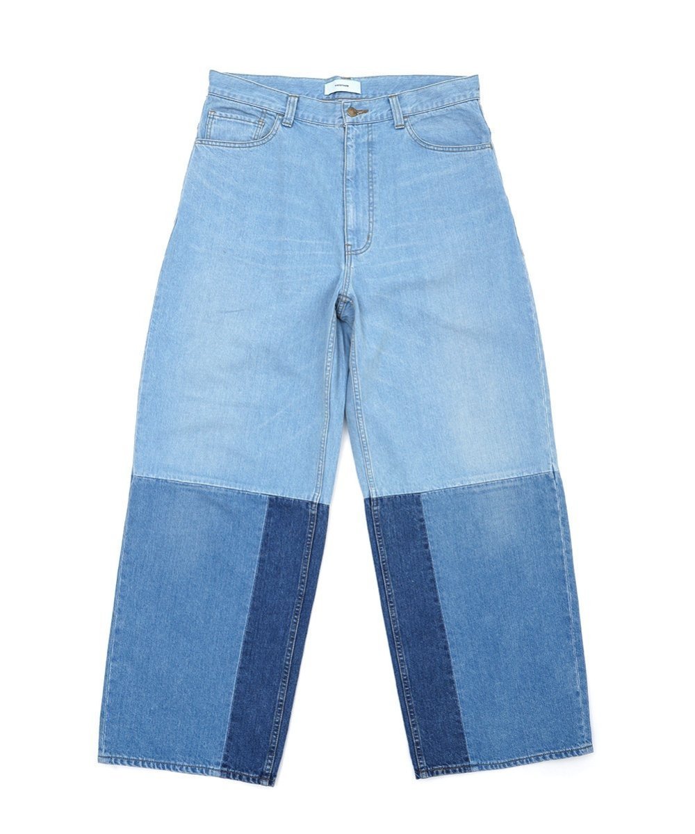 【ファセッタズム/FACETASM / MEN】のPATCHWORK BIG DENIM PANTS インテリア・キッズ・メンズ・レディースファッション・服の通販 founy(ファニー) 　ファッション　Fashion　メンズファッション　Fashion for Men　ボトムス　Bottoms　デニムパンツ・ジーンズ　Denim Pants　夏　Summer　S/S・春夏　SS, Spring/Summer, Warm Season　INDIGO|ID: prp329100004600989 ipo3291000000032711805