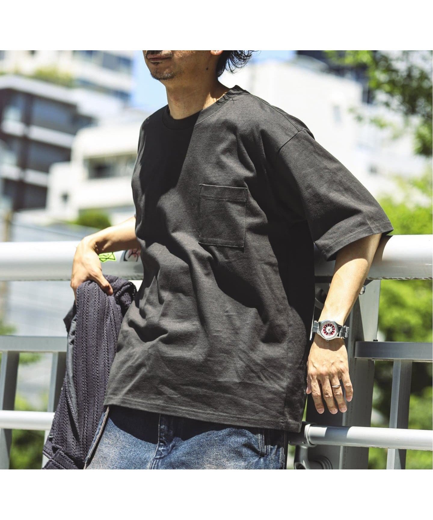 【ジャーナルスタンダード レリューム/JOURNAL STANDARD relume / MEN】の《追加 》USA コットン 汗ジミ防止 Tシャツ インテリア・キッズ・メンズ・レディースファッション・服の通販 founy(ファニー) 　ファッション　Fashion　メンズファッション　Fashion for Men　アウトドア　Outdoor Clothing　インナー　Innerwear　シンプル　Simple, Minimal　スポーツ　Sports, Activewear　バランス　Balance, Style Balance　フィット　Fit, Slim Fit　リラックス　Relax, Relaxed Fit　ビジネス 仕事 通勤　Business / Work / Commuting　ブラック A|ID: prp329100004600996 ipo3291000000032711863