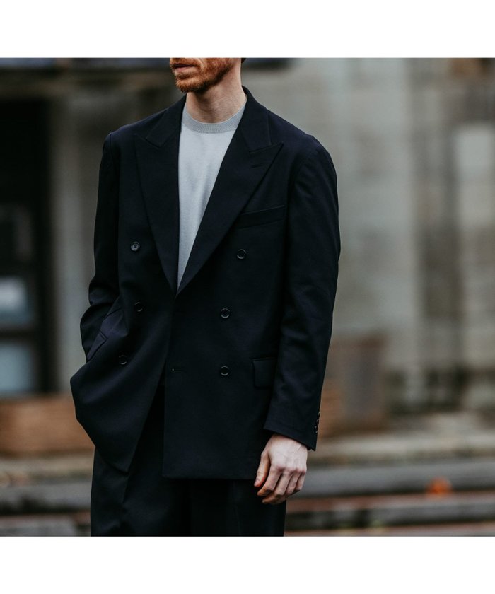 【アーバンリサーチ ドアーズ/URBAN RESEARCH DOORS / MEN】の『イージーケア』LIFE STYLE TAILOR ストレッチオックスWジャケット インテリア・キッズ・メンズ・レディースファッション・服の通販 founy(ファニー) https://founy.com/ ファッション Fashion メンズファッション Fashion for Men 2025年 2025 2025春夏・S/S Spring/Summer 2025 SS25 ウォッシャブル Machine Washable オックス Oxford Fabric ジャケット Jacket, Outerwear ストレッチ Stretch, Stretchy Fabric スーツ Suit, Formalwear ダブル Double, Double-Breasted ドレス Dress, One-Piece ビジネス 仕事 通勤 Business / Work / Commuting フロント Front, Front Design リラックス Relax, Relaxed Fit 夏 Summer S/S・春夏 SS, Spring/Summer, Warm Season |ID: prp329100004601003 ipo3291000000032711897