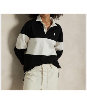 【ラルフローレン/RALPH LAUREN】のカラーブロック コットン ジャージー ラグビー シャツ 人気、トレンドファッション・服の通販 founy(ファニー) ファッション Fashion レディースファッション Fashion for Women トップス・カットソー Cut & Sew Tops シャツ・ブラウス・オフィスカジュアル Elegant Blouses & Button-Ups スリット Slit, Slit Detail ツイル Twist, Twisted Detail フィット Fit, Slim Fit ブロック Block, Solid Block Pattern ラバー Rubber, Rubber Sole 長袖 Long Sleeve, Full Sleeve |ID:prp329100004601005