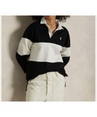 【ラルフローレン/RALPH LAUREN】のカラーブロック コットン ジャージー ラグビー シャツ 人気、トレンドファッション・服の通販 founy(ファニー) ファッション Fashion レディースファッション Fashion for Women トップス・カットソー Cut & Sew Tops シャツ・ブラウス・オフィスカジュアル Elegant Blouses & Button-Ups スリット Slit, Slit Detail ツイル Twist, Twisted Detail フィット Fit, Slim Fit ブロック Block, Solid Block Pattern ラバー Rubber, Rubber Sole 長袖 Long Sleeve, Full Sleeve thumbnail 001ブラック|ID: prp329100004601005 ipo3291000000032711915