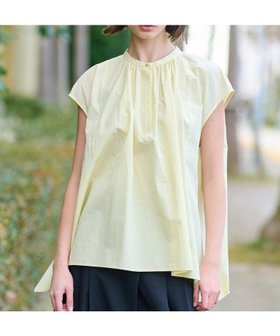 【ドレステリア/DRESSTERIOR】の【コットン100%/洗える】フレンチスリーブイレギュラーヘムブラウス 人気、トレンドファッション・服の通販 founy(ファニー) ファッション Fashion レディースファッション Fashion for Women トップス・カットソー Cut & Sew Tops シャツ・ブラウス・オフィスカジュアル Elegant Blouses & Button-Ups イエロー Yellow インド Indian Textile エンブロイダリー Embroidery Design 洗える Machine Washable スリーブ Sleeve, Long Sleeve / Short Sleeve フレンチ French, French Style プリント Print, Printed Pattern ヘムライン Hemline, Bottom Cut ラグジュアリー Luxury, Elegant おすすめ Recommended / Our Picks 夏 Summer |ID:prp329100004601032