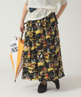 【ビームス ウイメン/BEAMS】 【別注】SUN SURF / ギャザー ロング スカート人気、トレンドファッション・服の通販 founy(ファニー) ファッション Fashion レディースファッション Fashion for Women スカート Skirts アロハ Aloha 春 Spring くるぶし Ankle-Length ギャザー Gathered, Ruffled ドレープ Drape, Draping Fabric 人気 Popular, Best Seller 別注 Limited Edition, Custom Order モチーフ Motif, Design Theme リネン Linen, Linen Fabric リボン Ribbon, Bow ロング Long, Long-Length 夏 Summer |ID:prp329100004601034
