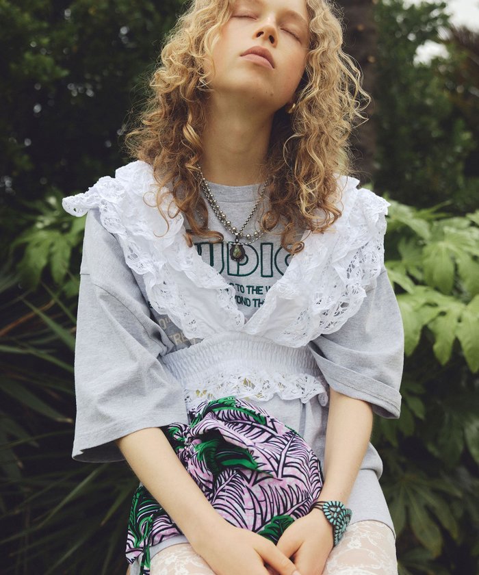 【ローズバッド/ROSE BUD】のCREOLME/LACE BUSTIER インテリア・キッズ・メンズ・レディースファッション・服の通販 founy(ファニー) https://founy.com/ ファッション Fashion レディースファッション Fashion for Women トップス・カットソー Cut & Sew Tops ビスチェ Bustiers & Corset Tops / Layered Bustier Style シンプル Simple, Minimal デニム Denim, Jeans Material ビスチェ Bustier, Corset Top ロマンティック Romantic, Feminine Style |ID: prp329100004601038 ipo3291000000032712116