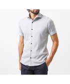 【ミッシェルクラン オム/MICHEL KLEIN / MEN】の《日本製》ジャガード柄半袖シャツ ライトグレー|ID: prp329100004601074 ipo3291000000032712444
