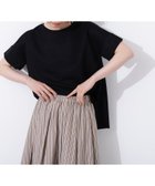 【エヌ ナチュラルビューティーベーシック/N.Natural Beauty basic】のシアーボクシーカットソー 人気、トレンドファッション・服の通販 founy(ファニー) ファッション Fashion レディースファッション Fashion for Women トップス・カットソー Cut & Sew Tops カットソー・ベーシックTシャツ Cut-and-Sewn Tops / Stretch Tees & Basics カットソー Cut and Sewn Top ヘムライン Hemline, Bottom Cut thumbnail ブラック|ID: prp329100004601086 ipo3291000000032712591