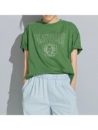 【サマンサモスモス/Samansa Mos2】の接触冷感 刺繍ロゴアソートTシャツ 人気、トレンドファッション・服の通販 founy(ファニー) ファッション Fashion レディースファッション Fashion for Women トップス・カットソー Cut & Sew Tops シャツ・ブラウス・オフィスカジュアル Elegant Blouses & Button-Ups ロングTシャツ・Tシャツ Longline T-Shirts & Tees リラックス Relax, Relaxed Fit thumbnail グリーン|ID: prp329100004601088 ipo3291000000033582440
