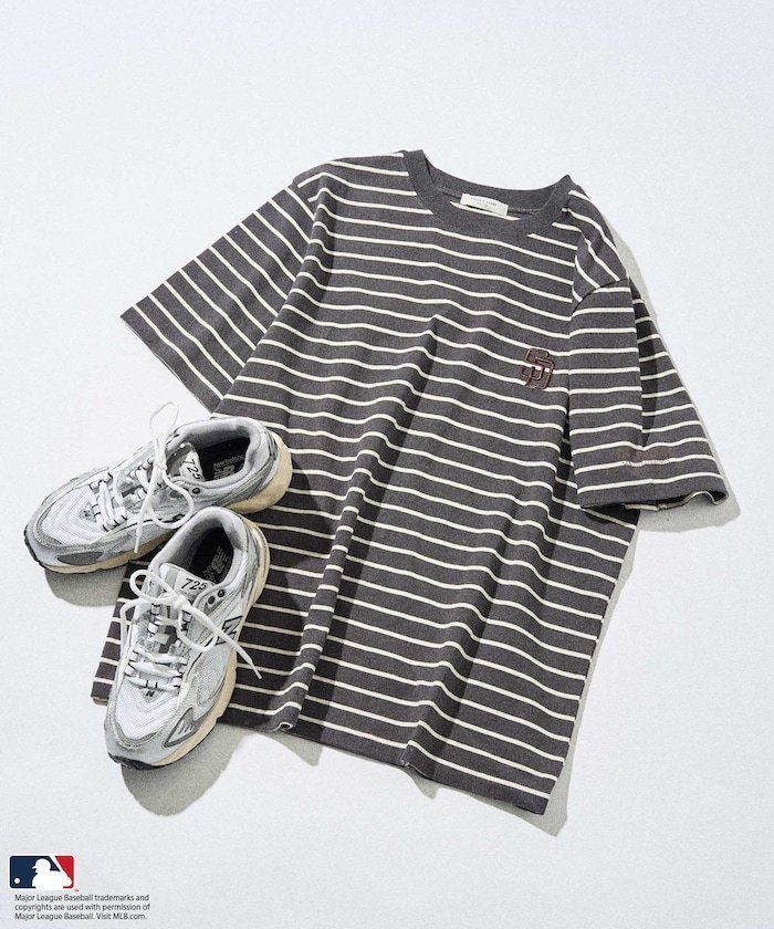 【フリークスストア/FREAK'S STORE】のMLB ロゴTシャツ 25SS インテリア・キッズ・メンズ・レディースファッション・服の通販 founy(ファニー) 　ファッション　Fashion　レディースファッション　Fashion for Women　トップス・カットソー　Cut & Sew Tops　シャツ・ブラウス・オフィスカジュアル　Elegant Blouses & Button-Ups　ロングTシャツ・Tシャツ　Longline T-Shirts & Tees　2025年　2025　2025春夏・S/S　Spring/Summer 2025 SS25　シンプル　Simple, Minimal　スペシャル　Special, Limited Edition　スポーツ　Sports, Activewear　ブルゾン　Blouson, Bomber Jacket　ミックス　Mix, Mixed Style　ワンポイント　One Point, Statement Accent　人気　Popular, Best Seller　夏　Summer　S/S・春夏　SS, Spring/Summer, Warm Season　チャコールグレー|ID: prp329100004601089 ipo3291000000033501614