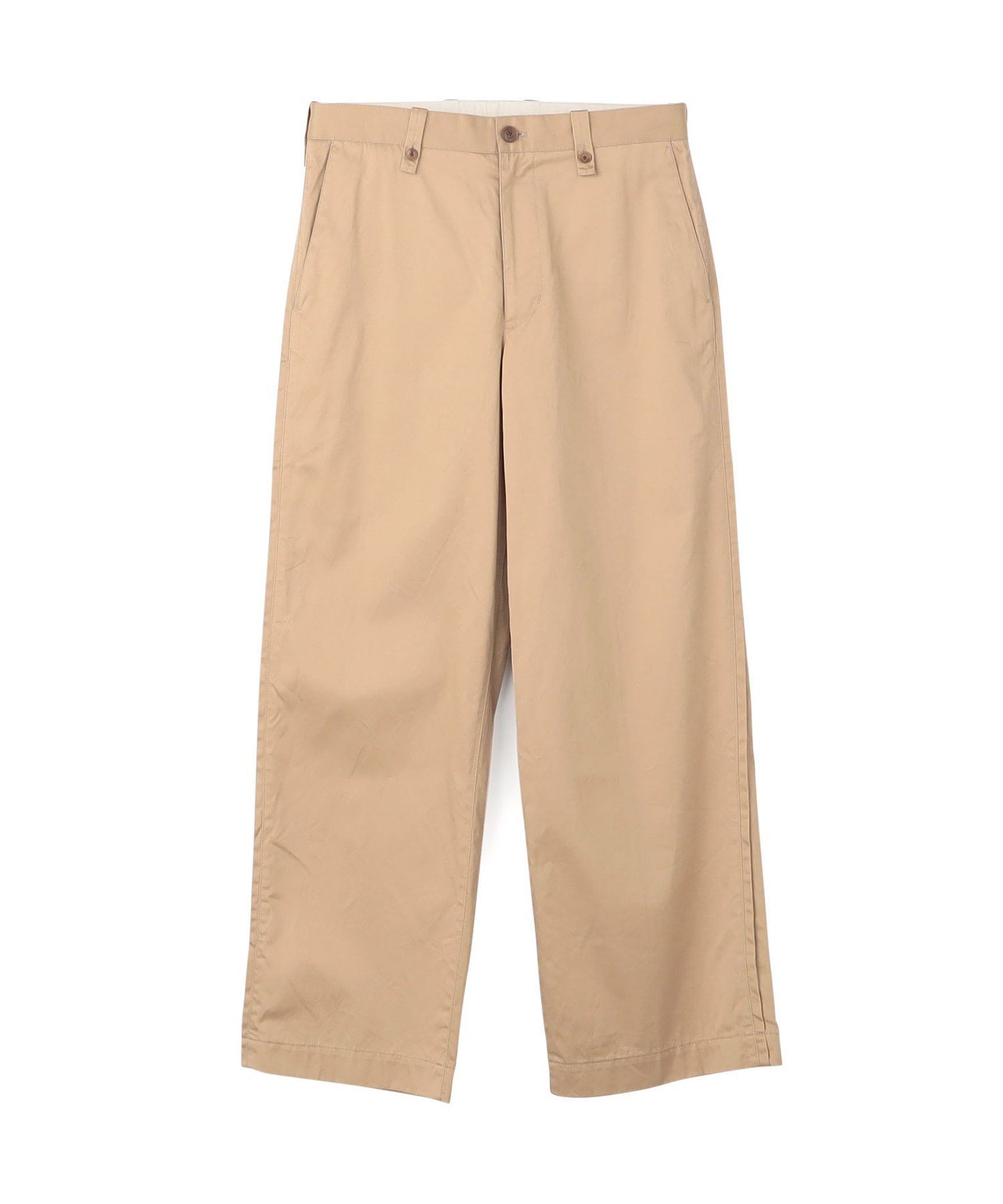 【トゥモローランド/TOMORROWLAND / MEN】のスーピマコットン チノクロス バレルパンツ インテリア・キッズ・メンズ・レディースファッション・服の通販 founy(ファニー) 　ファッション　Fashion　メンズファッション　Fashion for Men　ボトムス　Bottoms　コンパクト　Compact, Small Size　ジャケット　Jacket, Outerwear　ストレート　Straight, Straight Cut　フィット　Fit, Slim Fit　リラックス　Relax, Relaxed Fit　ワイド　Wide, Wide Fit　エレガント 上品　Elegant　45 ベージュ|ID: prp329100004601094 ipo3291000000032712691