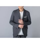 【アバハウス/ABAHOUSE / MEN】の【セットアップ対応/FLEX JACKET】バックメッシュ モクロディー ジャケ チャコールグレー|ID: prp329100004601097 ipo3291000000032712732