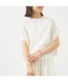 【マイカ ディール/MICA & DEAL】のVネックニットベスト WHITE|ID: prp329100004601101 ipo3291000000032712752