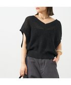 【マイカ ディール/MICA & DEAL】のVネックニットベスト BLACK|ID: prp329100004601101 ipo3291000000032712754
