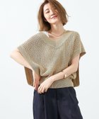 【マイカ ディール/MICA & DEAL】のVネックニットベスト BEIGE|ID: prp329100004601101 ipo3291000000032712757