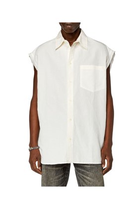 【ディーゼル/DIESEL / MEN】のメンズ シャツ 半袖 S-SIMENS 人気、トレンドファッション・服の通販 founy(ファニー) ファッション Fashion メンズファッション Fashion for Men シンプル Simple, Minimal ノースリーブ Sleeveless, No-Sleeve ポケット Pocket, Pocket Detail メンズ Men's, Menswear リネン Linen, Linen Fabric 半袖 Short Sleeve, Half Sleeve |ID:prp329100004601102