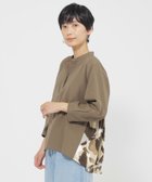 【エヴェックス バイ クリツィア/EVEX by KRIZIA】の【接触冷感】【UV対策】【ウォッシャブル】ペイントドットコンビプルオーバー モカ|ID: prp329100004601109 ipo3291000000032712831