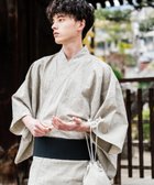 【ロッキーモンロー/Rocky Monroe / MEN】のしじら織り帯付き浴衣 扇子 下駄 巾着 5点セット ホワイト|ID: prp329100004601110 ipo3291000000032712850