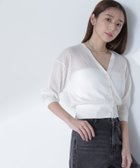 【ナチュラル ビューティー ベーシック/NATURAL BEAUTY BASIC】のVネックシアーリブカーディガン オフ1|ID: prp329100004601113 ipo3291000000032712875