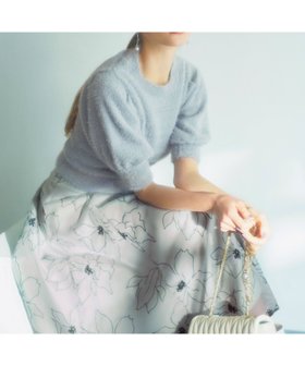 【ノエラ/Noela】のグリッターフロッキースカート 人気、トレンドファッション・服の通販 founy(ファニー) ファッション Fashion レディースファッション Fashion for Women スカート Skirts グリッター Glitter, Sparkle シャーリング Shirring, Ruched トレンド Trend, Trending Now ポケット Pocket, Pocket Detail 今季 This Season, Current Season |ID:prp329100004601116