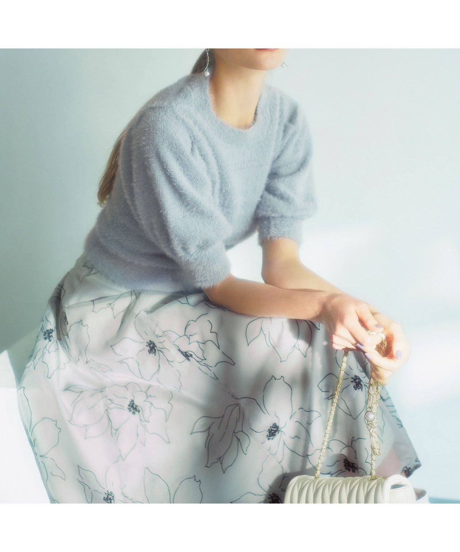 【ノエラ/Noela】のグリッターフロッキースカート 人気、トレンドファッション・服の通販 founy(ファニー) 　ファッション　Fashion　レディースファッション　Fashion for Women　スカート　Skirts　グリッター　Glitter, Sparkle　シャーリング　Shirring, Ruched　トレンド　Trend, Trending Now　ポケット　Pocket, Pocket Detail　今季　This Season, Current Season　 other-1|ID: prp329100004601116 ipo3291000000032712893