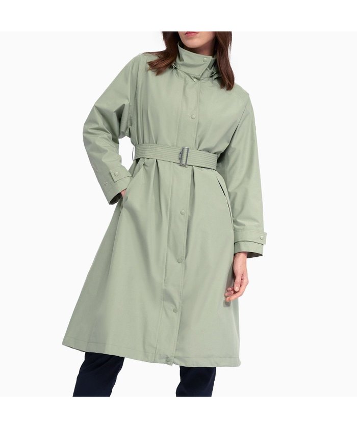 【エーグル/AIGLE】の防風 撥水 透湿 GORE-TEX ゴアテックス 2レイヤー フーデッド ベルベッドロングトレンチコート インテリア・キッズ・メンズ・レディースファッション・服の通販 founy(ファニー) https://founy.com/ ファッション Fashion レディースファッション Fashion for Women アウター Coat / Outerwear Collection コート・ロングコート・ピーコート Long Coats, Peacoats & More トレンチコート / 春秋の定番アウター Trench Coats 軽量 Lightweight, Ultra Light ジップ Zip, Zipper スリーブ Sleeve, Long Sleeve / Short Sleeve ハンド Hand, Handmade フィット Fit, Slim Fit プリント Print, Printed Pattern ポケット Pocket, Pocket Detail ロング Long, Long-Length |ID: prp329100004601117 ipo3291000000032712900