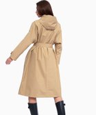 【エーグル/AIGLE】の防風 撥水 透湿 GORE-TEX ゴアテックス 2レイヤー フーデッド ベルベッドロングトレンチコート ベージュ|ID: prp329100004601117 ipo3291000000032712902