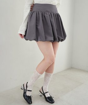 【マジェスティック レゴン/MAJESTIC LEGON】のハイウエストバルーンミニスカパン 人気、トレンドファッション・服の通販 founy(ファニー) ファッション Fashion レディースファッション Fashion for Women トレンド Trend, Trending Now バルーン Balloon, Balloon Silhouette フィット Fit, Slim Fit エレガント 上品 Elegant |ID:prp329100004601118