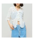【マーコート/MARcourt】のMIDIUMISOLID for Ladies ハーフスリーブドローストリングカーディガン アイボリー|ID: prp329100004601131 ipo3291000000032713001