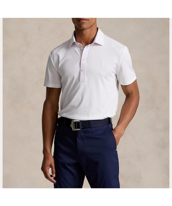 【ラルフローレン/RALPH LAUREN / MEN】の(RLX)テーラード フィット パフォーマンス ポロシャツ インテリア・キッズ・メンズ・レディースファッション・服の通販 founy(ファニー) https://founy.com/ ファッション Fashion メンズファッション Fashion for Men クール Cool, Chic ストライプ Stripe, Striped Pattern ストレッチ Stretch, Stretchy Fabric ストレート Straight, Straight Cut スリット Slit, Slit Detail パターン Pattern, Design Print パフォーマンス Performance, Active Function フィット Fit, Slim Fit プリント Print, Printed Pattern ポロシャツ Polo Shirt, Collared Tee ラウンド Round, Round Neck 半袖 Short Sleeve, Half Sleeve |ID: prp329100004601136 ipo3291000000033561926