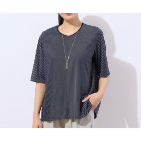 【ミゼール/MISSEL】の【洗える・日本製】ミニボーダーTシャツ 人気、トレンドファッション・服の通販 founy(ファニー) ファッション Fashion レディースファッション Fashion for Women トップス・カットソー Cut & Sew Tops シャツ・ブラウス・オフィスカジュアル Elegant Blouses & Button-Ups ロングTシャツ・Tシャツ Longline T-Shirts & Tees カットソー Cut and Sewn Top ジャケット Jacket, Outerwear チュール Tulip, Tulip Motif ボーダー Border, Stripe 日本製 Made In Japan 洗える Machine Washable 無地 Plain, Solid Color |ID:prp329100004601144