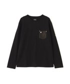 【ショット/Schott / MEN】のLETHER POKET LS TEE/レザーポケット ロングスリーブ Tシャツ ブラック|ID: prp329100004601148 ipo3291000000032713097