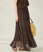 【プラージュ/Plage】のTIERED PLEATS スカート ブラウン|ID: prp329100004601149 ipo3291000000032713098