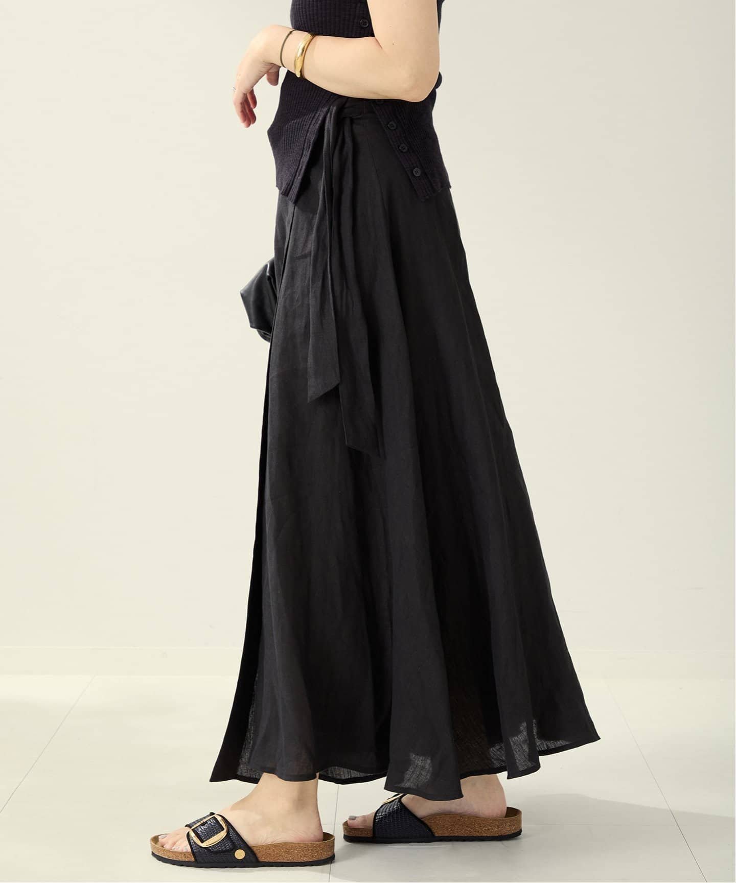 【プラージュ/Plage】のONEIL OF DUBLIN / オニールオブタブリン 別注 MAXI スカート インテリア・キッズ・メンズ・レディースファッション・服の通販 founy(ファニー) 　ファッション　Fashion　レディースファッション　Fashion for Women　スカート　Skirts　別注　Limited Edition, Custom Order　ブラック|ID: prp329100004601153 ipo3291000000032713115