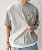 【シップス/SHIPS / MEN】の【WEB限定】SHIPS any 接触冷感 ストレッチ ナイロン リラックス Tシャツ(セットアップ対応) トップグレー|ID: prp329100004601156 ipo3291000000032713126