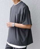 【シップス/SHIPS / MEN】の【WEB限定】SHIPS any 接触冷感 ストレッチ ナイロン リラックス Tシャツ(セットアップ対応) ダークグレー|ID: prp329100004601156 ipo3291000000032713127