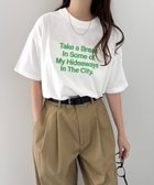 【その他のブランド/Other】の立体 ロゴ プリント オーバーサイズ 半袖 Tシャツ ANME アンメ オフホワイト|ID: prp329100004601168 ipo3291000000032713181