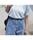 【その他のブランド/Other】の立体 ロゴ プリント オーバーサイズ 半袖 Tシャツ ANME アンメ サックスブルー|ID: prp329100004601168 ipo3291000000032713187