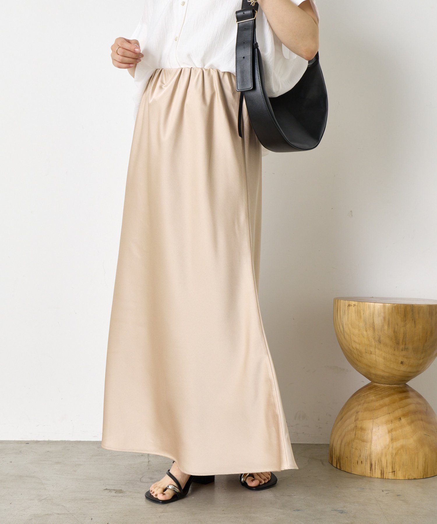 【その他のブランド/Other】のサテンロングスカート 人気、トレンドファッション・服の通販 founy(ファニー) 　ファッション　Fashion　レディースファッション　Fashion for Women　スカート　Skirts　ロングスカート　Long Skirts / Maxi & Midi Skirts　スマート　Smart, Elegant　フレア　Flare, Flared　ロング　Long, Long-Length　再入荷　Restock / Back in Stock　おすすめ　Recommended / Our Picks　エレガント 上品　Elegant　 other-1|ID: prp329100004601176 ipo3291000000032713252