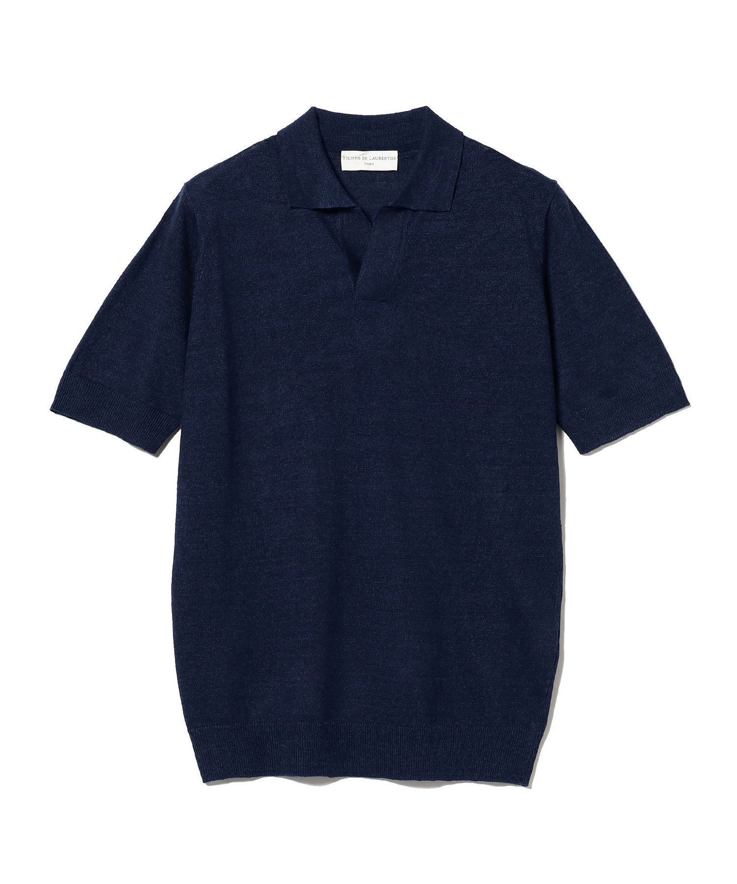 【その他のブランド/Other】のFILIPPO DE LAURENTIIS / コットンリネン スキッパー ポロシャツ インテリア・キッズ・メンズ・レディースファッション・服の通販 founy(ファニー) 　ファッション　Fashion　メンズファッション　Fashion for Men　イタリア　Italy　インナー　Innerwear　スキッパー　Skipper, Open Collar　スタイリッシュ　Stylish, Fashionable　ポロシャツ　Polo Shirt, Collared Tee　モダン　Modern, Contemporary　リネン　Linen, Linen Fabric　定番　Standard, Basic Item　NAVY/890|ID: prp329100004601177 ipo3291000000032713262