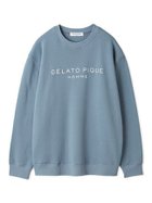 【ジェラートピケ オム/GELATO PIQUE HOMME / MEN】の【ONLINE限定】【HOMME】コットン裏毛プルオーバー 人気、トレンドファッション・服の通販 founy(ファニー) ファッション Fashion メンズファッション Fashion for Men トップス・カットソー Cut & Sew Tops おすすめ Recommended / Our Picks ギフト プレゼント Gift / Present シンプル Simple, Minimal ハーフ Half, Half-Length プリント Print, Printed Pattern ロング Long, Long-Length thumbnail BLU[086]|ID: prp329100004601179 ipo3291000000032713270