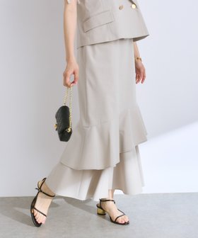 【ラブティックボンボン/La boutique BonBon】の【セットアップ可・美シルエット】ポプリンアシメマーメイドスカート 人気、トレンドファッション・服の通販 founy(ファニー) ファッション Fashion レディースファッション Fashion for Women セットアップ Matching Sets スカート・ミニ/ミディ/マキシ Skirts / Mini, Midi & Maxi Skirts アシンメトリー Asymmetrical Style シンプル Simple, Minimal セットアップ Set-Up, Coordinated Outfit マーメイド Mermaid, Fishtail Silhouette |ID:prp329100004601180