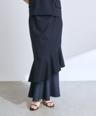 【ラブティックボンボン/La boutique BonBon】の【セットアップ可・美シルエット】ポプリンアシメマーメイドスカート 人気、トレンドファッション・服の通販 founy(ファニー) ファッション Fashion レディースファッション Fashion for Women セットアップ Matching Sets スカート・ミニ/ミディ/マキシ Skirts / Mini, Midi & Maxi Skirts アシンメトリー Asymmetrical Style シンプル Simple, Minimal セットアップ Set-Up, Coordinated Outfit マーメイド Mermaid, Fishtail Silhouette thumbnail ネイビー|ID: prp329100004601180 ipo3291000000032713273