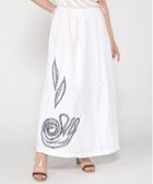 【デシグアル/Desigual】のミディ丈刺繍スカート 人気、トレンドファッション・服の通販 founy(ファニー) ファッション Fashion レディースファッション Fashion for Women スカート Skirts thumbnail ホワイト/1000|ID: prp329100004601193 ipo3291000000032713375