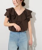 【ジャーナルスタンダード レリューム/JOURNAL STANDARD relume】の《WEB限定追加 2》フリルプルオーバー 人気、トレンドファッション・服の通販 founy(ファニー) ファッション Fashion レディースファッション Fashion for Women トップス・カットソー Cut & Sew Tops カジュアルプルオーバー・ニットトップス Pullovers & Knit Tops / Casual Pullovers 2025年 2025 2025春夏・S/S Spring/Summer 2025 SS25 フリル Frill, Ruffle thumbnail ブラウン|ID: prp329100004601198 ipo3291000000032713405