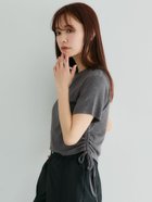 【コカ/COCA】のリブドローストリングトップス Charcoal|ID: prp329100004601201 ipo3291000000032713422