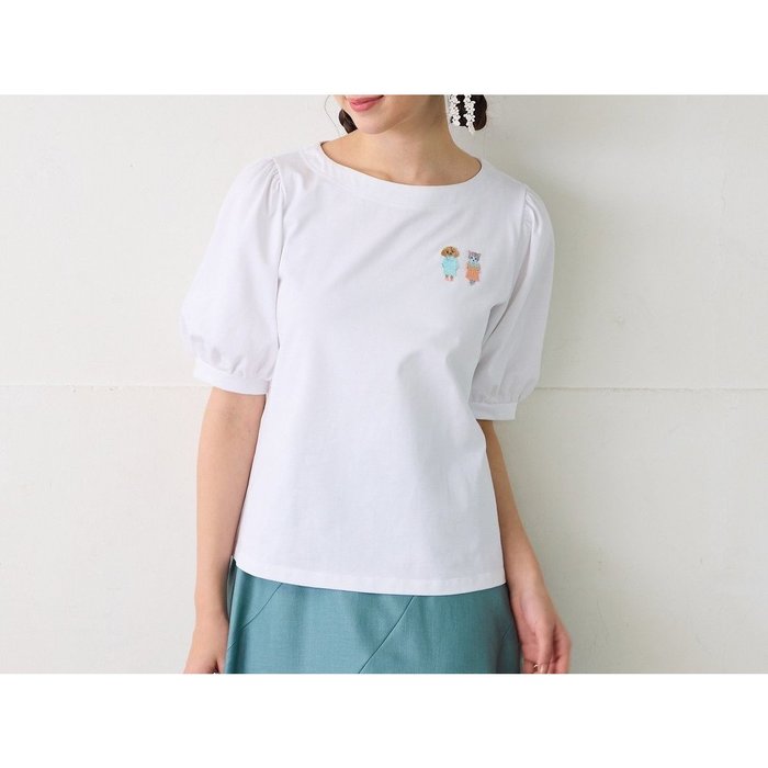 【ローズティアラ/Rose Tiara】の【22fabric】マイコーデカットソー インテリア・キッズ・メンズ・レディースファッション・服の通販 founy(ファニー) https://founy.com/ ファッション Fashion レディースファッション Fashion for Women トップス・カットソー Cut & Sew Tops カットソー・ベーシックTシャツ Cut-and-Sewn Tops / Stretch Tees & Basics イラスト Illustration カットソー Cut and Sewn Top スマート Smart, Elegant トレンド Trend, Trending Now プリント Print, Printed Pattern ボーダー Border, Stripe モチーフ Motif, Design Theme 夏 Summer |ID: prp329100004601206 ipo3291000000032713444